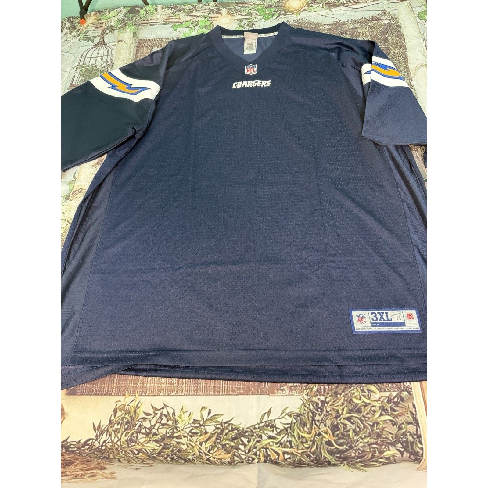 Proline San Diego Chargers Big & Tall Blank Jersey 3xl-T Ready For Customization